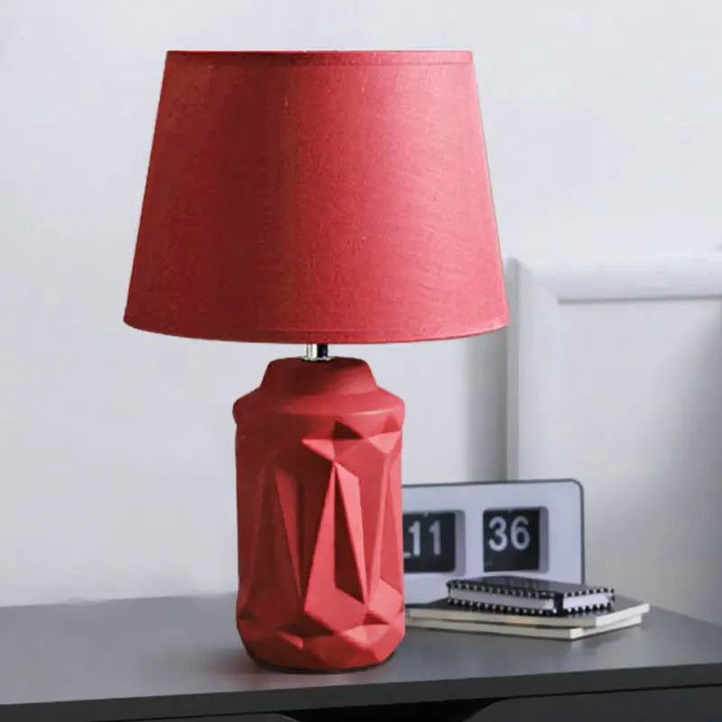 ÉclatRouge - Lampe de Nuit en Céramique Élégante - Rynova