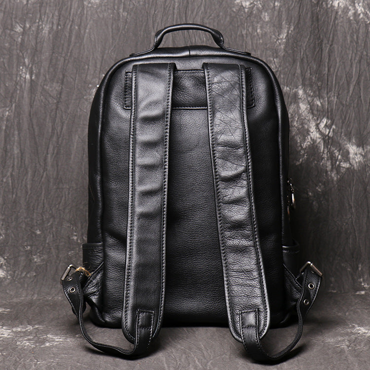Voyage Luxe - Sac à dos en cuir pour hommes, grande capacité - Rynova