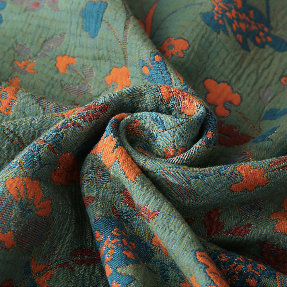 Fleurie Chic - Couverture rétro avec motifs floraux élégants - Rynova
