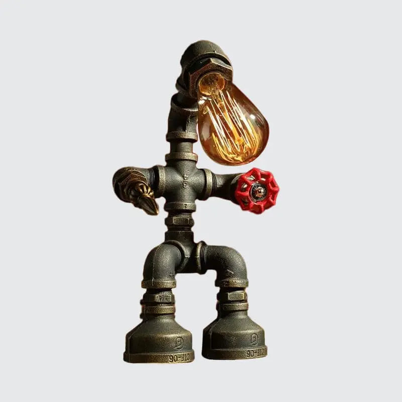 CyberGlow - Lampe de Table Robot Cyberpunk - Rynova