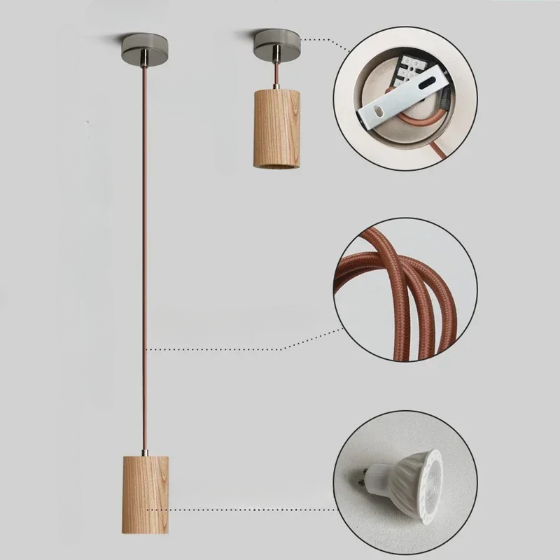 Luminaire Éclat Naturel - Suspension en Bois Scandinave - Rynova
