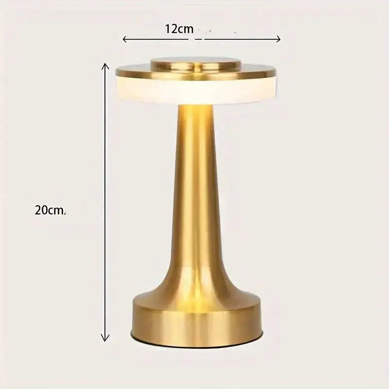 ÉclatRetro - Lampe de Table Multifonctionnelle et Rechargeable - Rynova