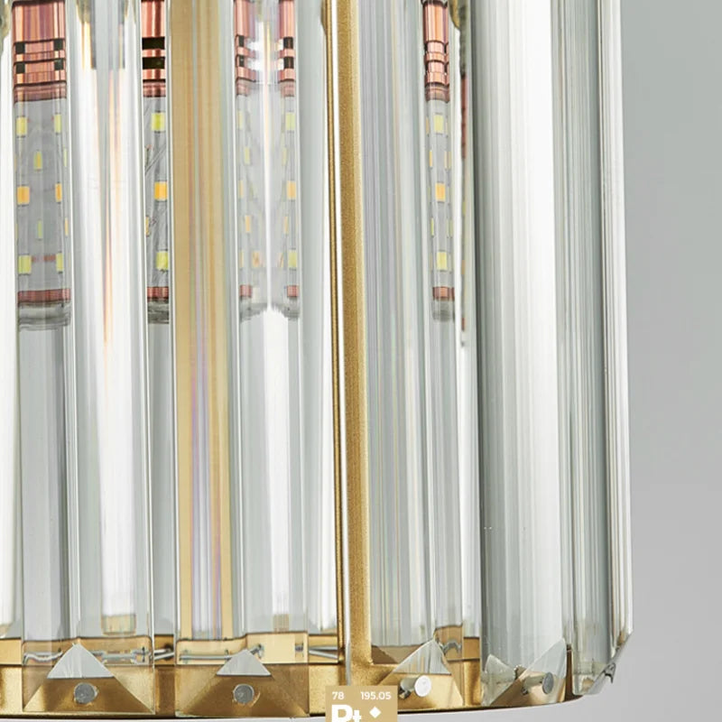 ÉclatCristal - Suspension en Cristal Élégante - Rynova
