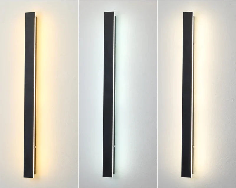LUMIGARDEN - Applique murale extérieure LED étanche IP65 grand format pour jardin et terrasse Rynova