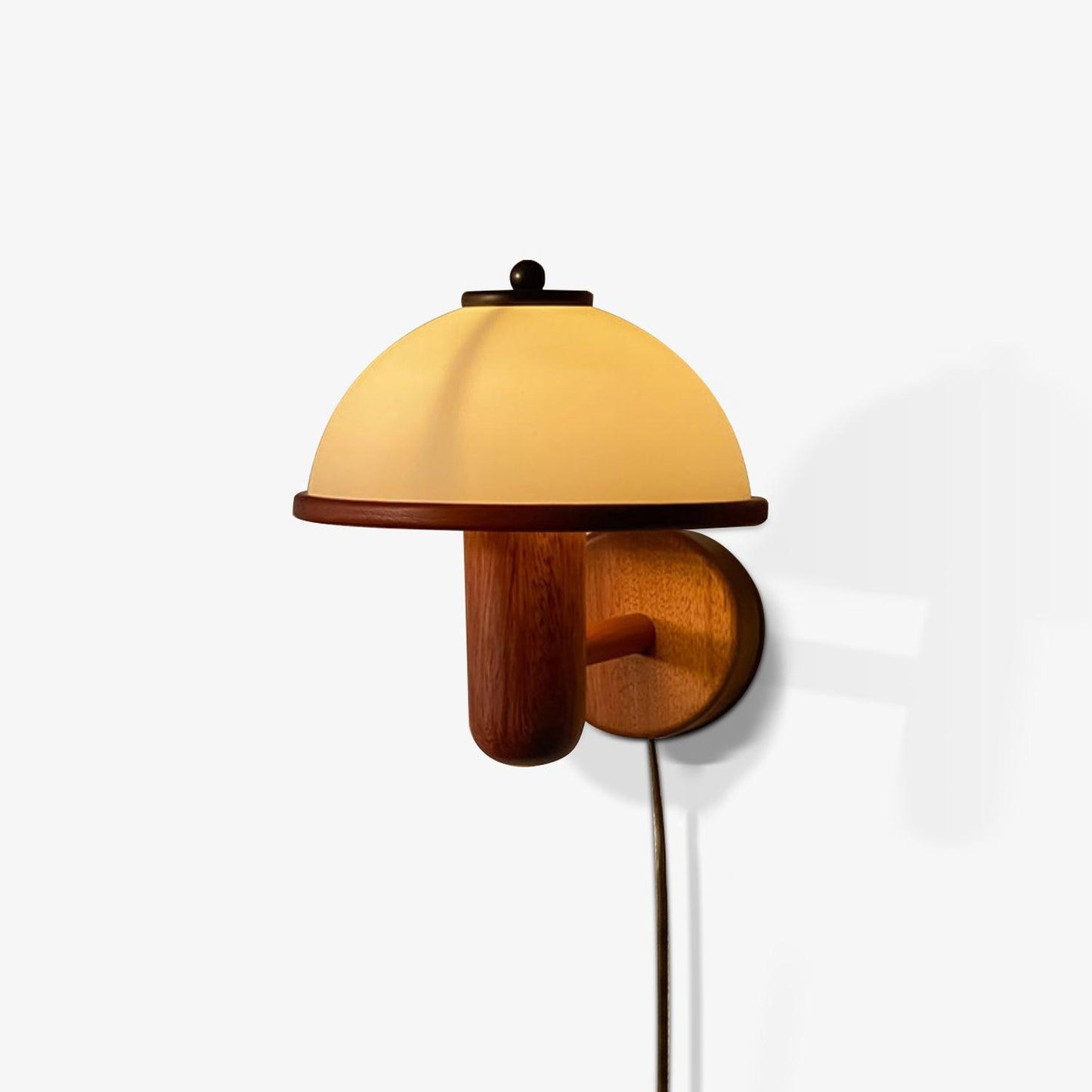 Applique Champignon en Bois - Éclairage Unique pour une Touche Naturelle - Rynova