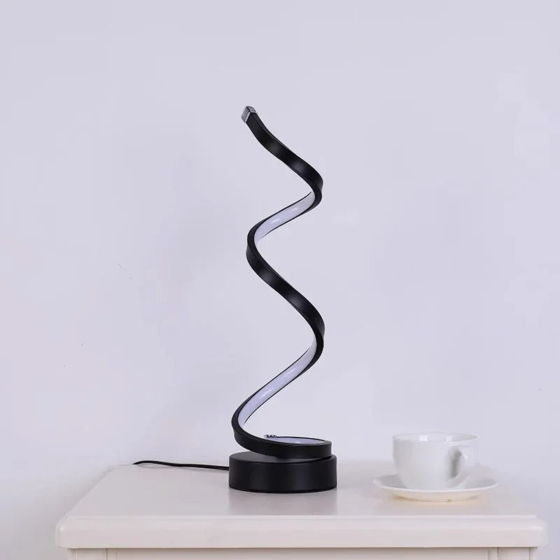 Lampe de Table LED ÉclatNord - Éclairage en Spirale Protecteur pour les Yeux - Rynova
