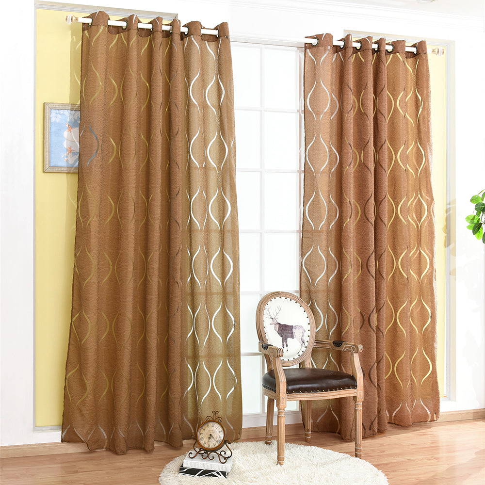 ÉléganceLumineuse - Voile Moderne à Motif de Bulles pour un Intérieur Chic - Rynova