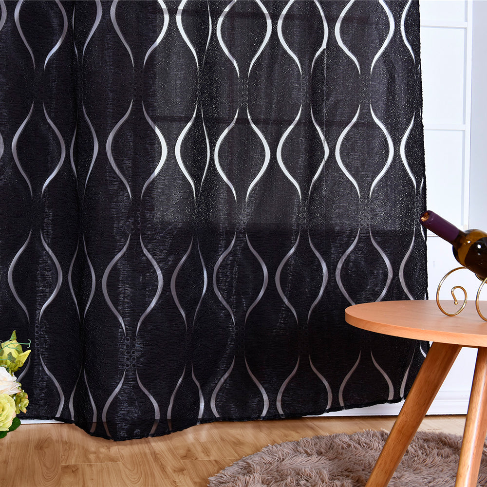 ÉléganceLumineuse - Voile Moderne à Motif de Bulles pour un Intérieur Chic - Rynova