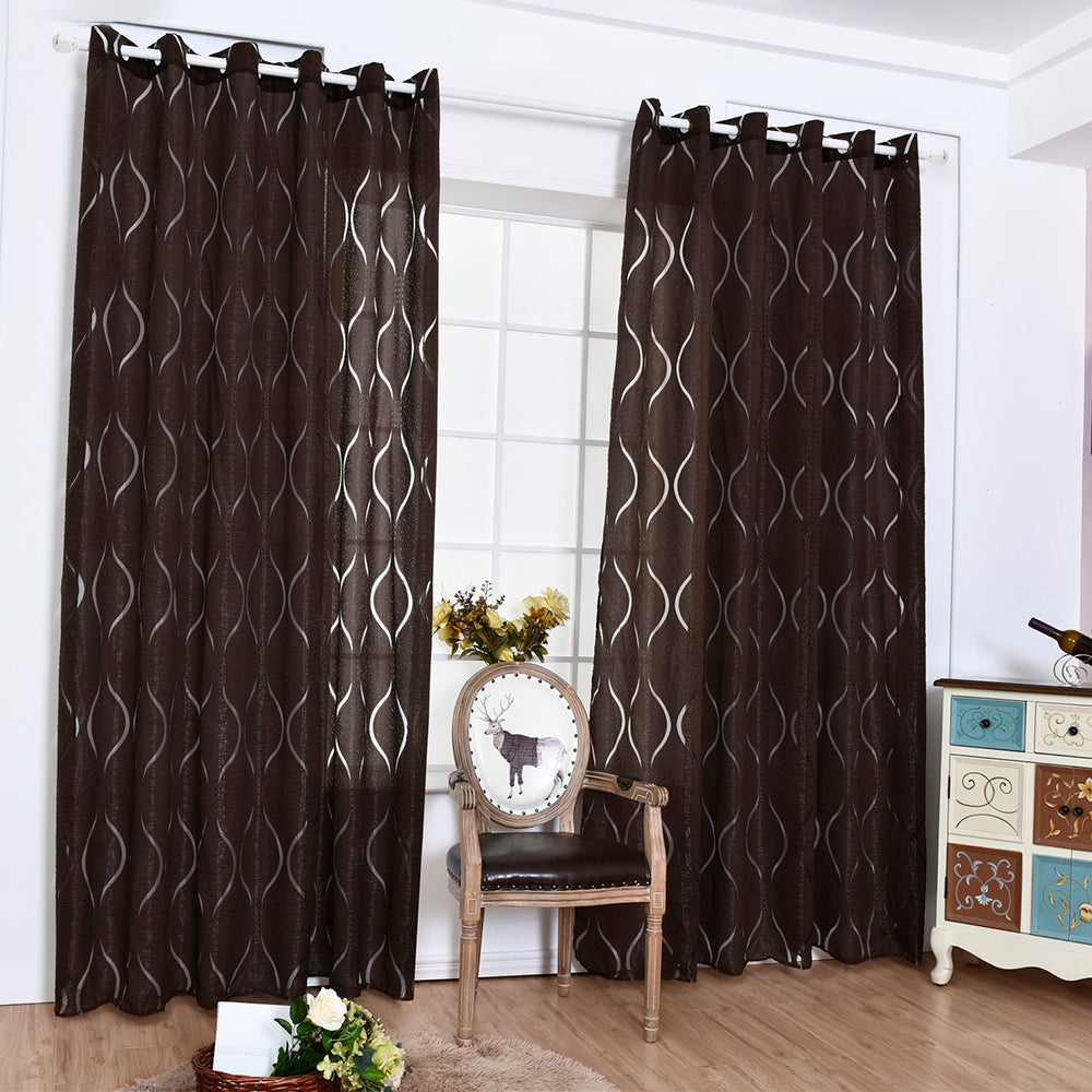 ÉléganceLumineuse - Voile Moderne à Motif de Bulles pour un Intérieur Chic - Rynova