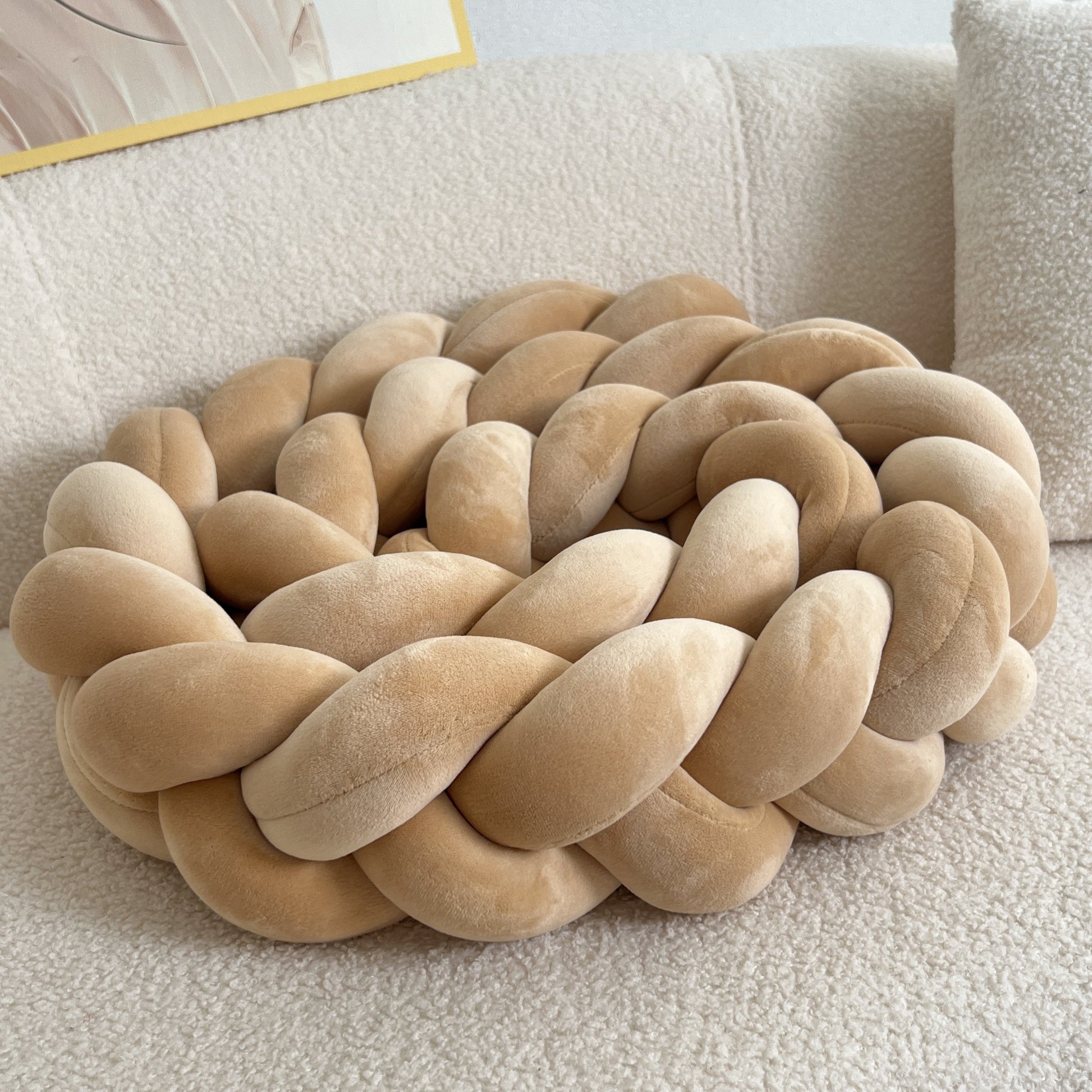 GeoCoussin - Coussin de Sol Lavable au Design Géométrique pour un Style Contemporain - Rynova