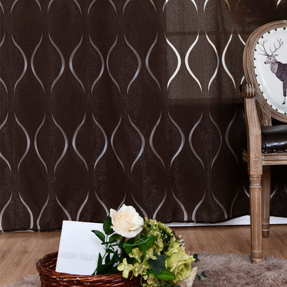 ÉléganceLumineuse - Voile Moderne à Motif de Bulles pour un Intérieur Chic - Rynova