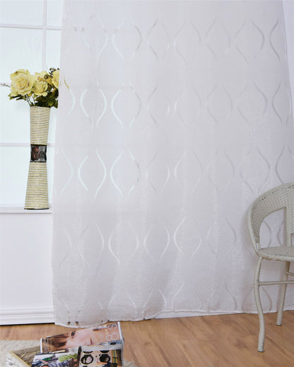ÉléganceLumineuse - Voile Moderne à Motif de Bulles pour un Intérieur Chic - Rynova