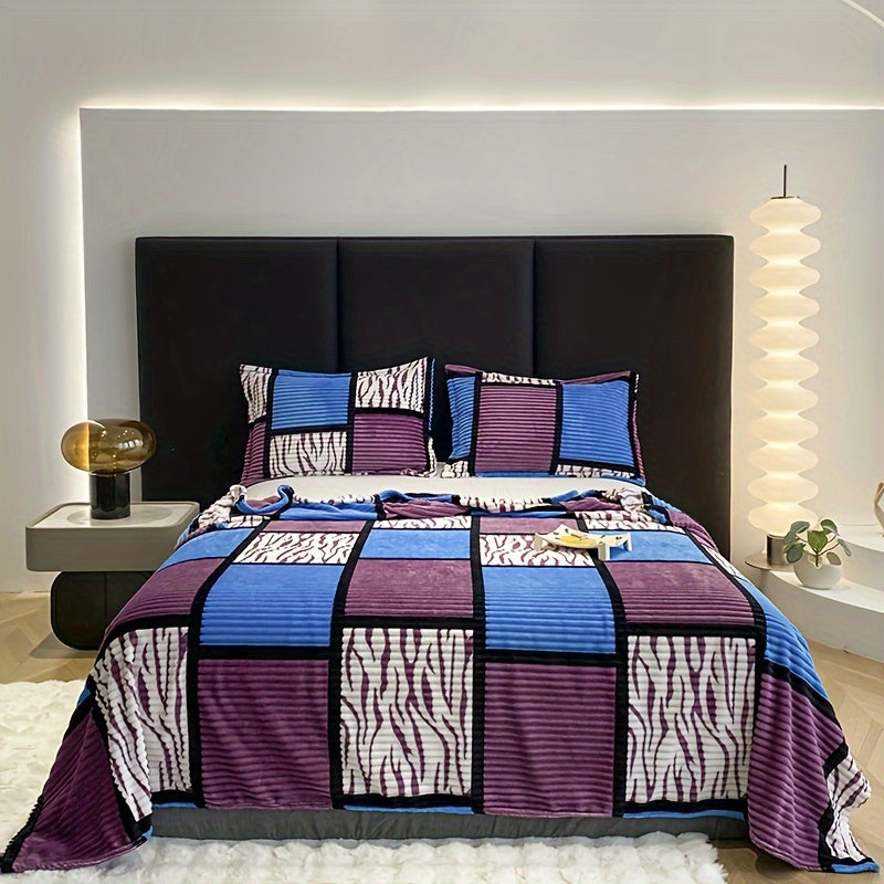 CocoonChic - Couverture en flanelle douce et polyvalente pour toutes saisons - Rynova