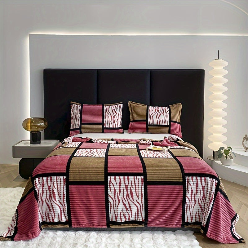 CocoonChic - Couverture en flanelle douce et polyvalente pour toutes saisons - Rynova
