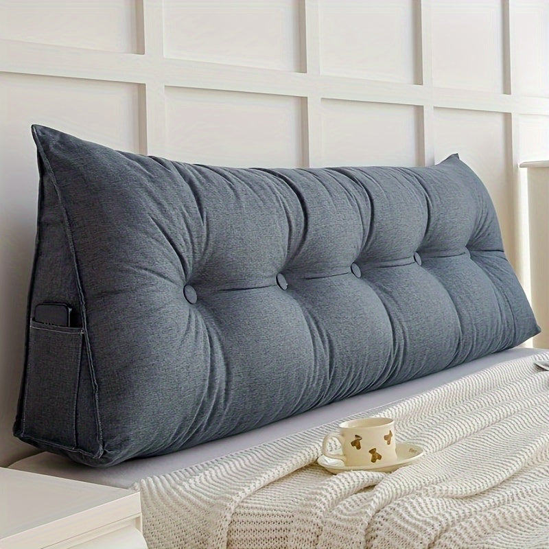 ConfortÉlite – Coussin triangulaire en lin premium - Rynova