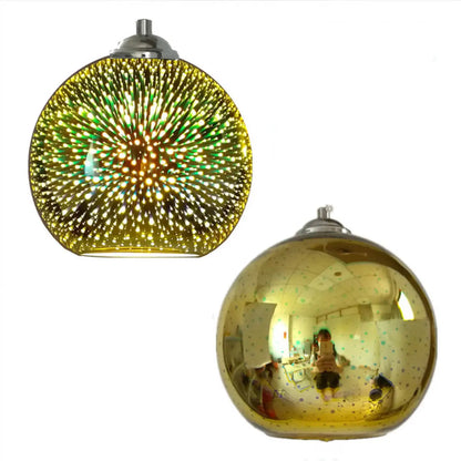 ÉclatFestif | Suspension en Verre Coloré 3D avec Lumière Éblouissante - Rynova