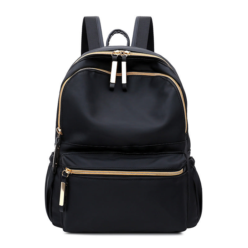 Soleil Chic - Sac à dos étanche en Oxford pour femmes, noir - Rynova