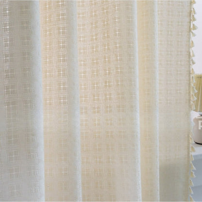 ÉléganceFrange - Rideaux en Jacquard avec Franges pour une Décoration Chic - Rynova