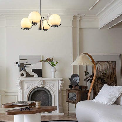 LumiScandi – Lustre scandinave en verre et fer électroplaqué - Rynova