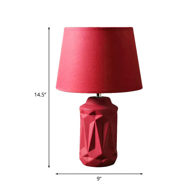 ÉclatRouge - Lampe de Nuit en Céramique Élégante - Rynova