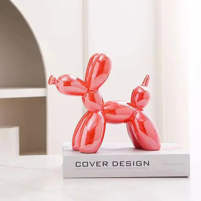 PuffyPaws - Sculpture de chien en ballon pour une décoration intérieure joyeuse - Rynova