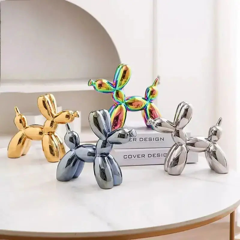 PuffyPaws - Sculpture de chien en ballon pour une décoration intérieure joyeuse - Rynova