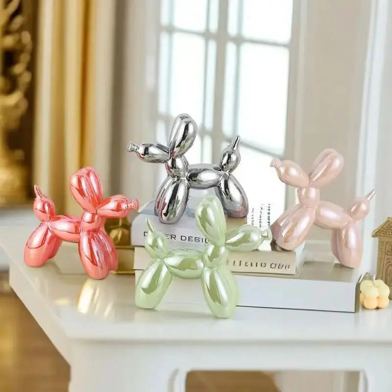 PuffyPaws - Sculpture de chien en ballon pour une décoration intérieure joyeuse - Rynova