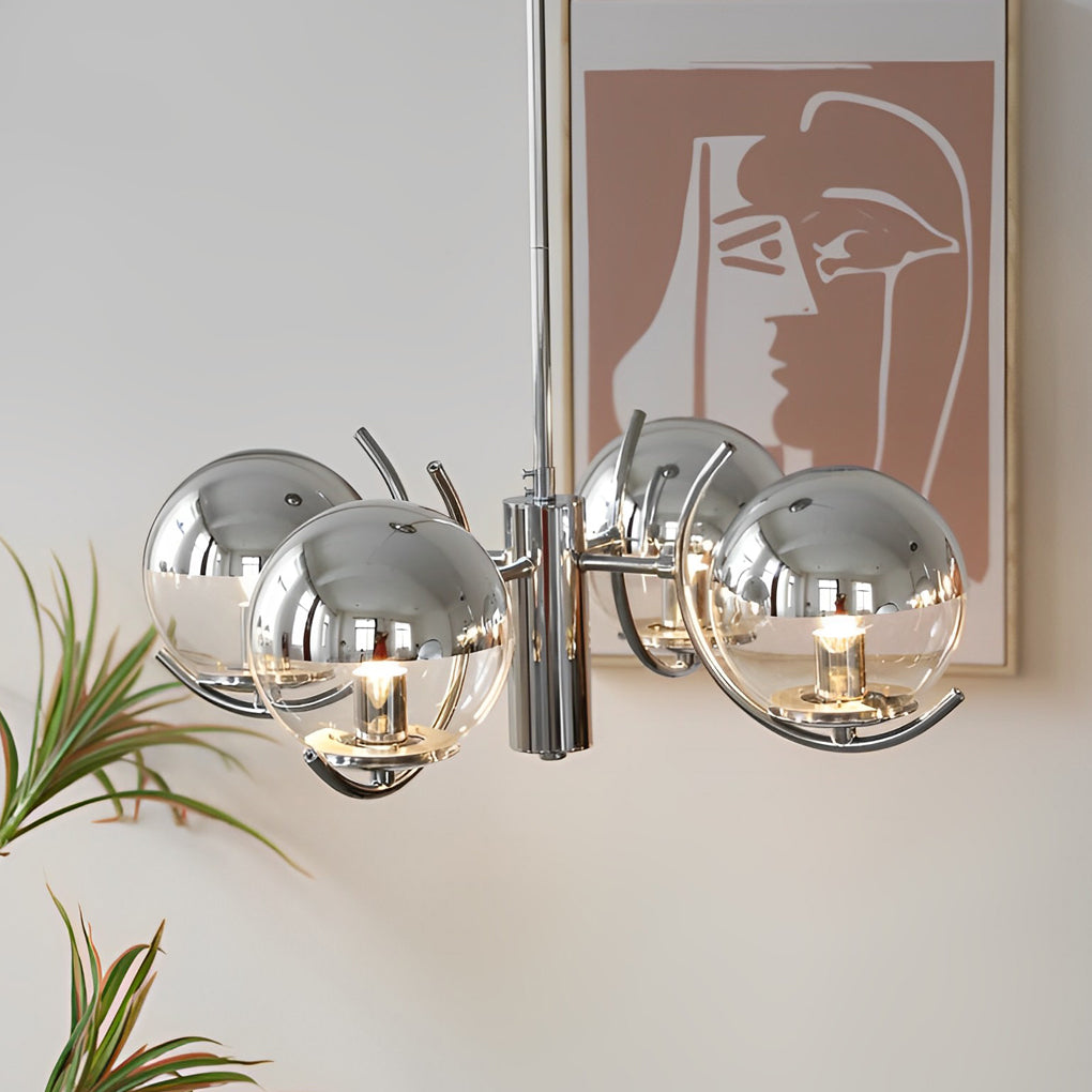 LumiScandi – Lustre scandinave en verre et fer électroplaqué - Rynova
