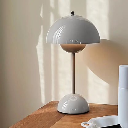 LumiFleur - Lampe de Table Rechargeable en Pot de Fleurs avec Variateur Tactile - Rynova