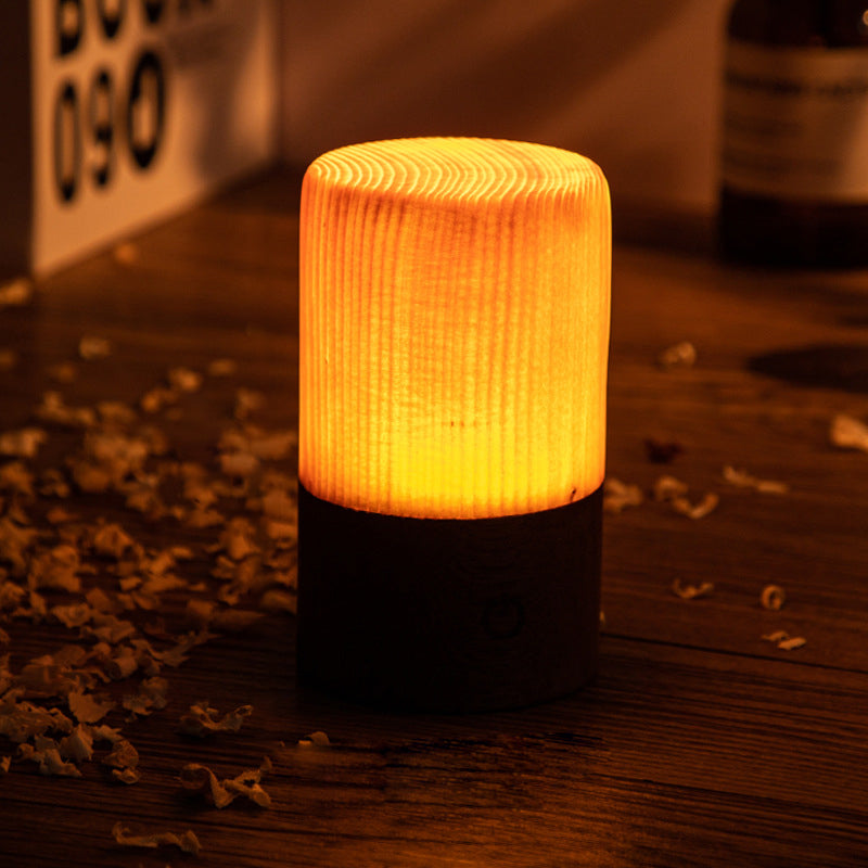 LumiNature - Lampe de Table Sans Fil avec Éclairage LED Tactile - Rynova
