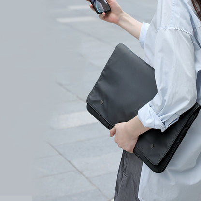 Nouveau style - Sac pour ordinateur portable noir et blanc, étui protecteur - Rynova