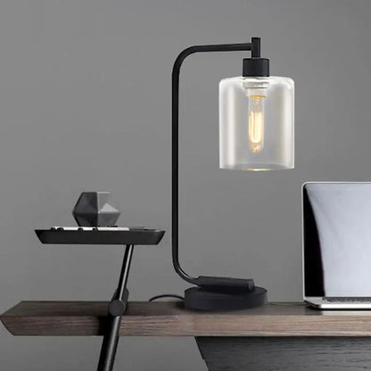 LumiÉlégance - Lampe de Table Cylindrique Moderne - Rynova