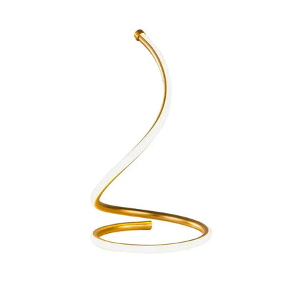 Luminéa - Lampe Spiralée en Silicagel Doré - Rynova