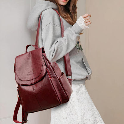 LuxeVégan - Sac à dos femme élégant en cuir végan - Rynova