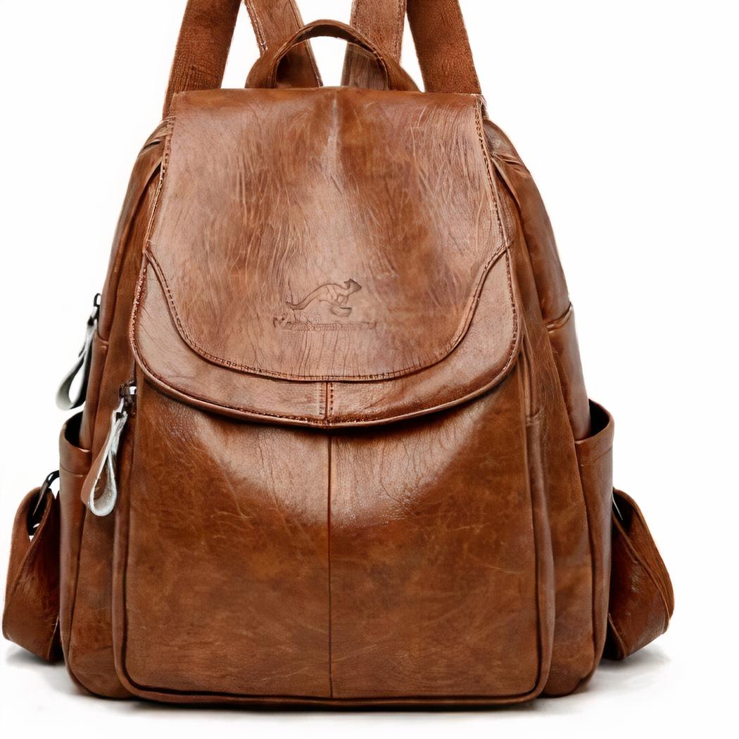 LuxeVégan - Sac à dos femme élégant en cuir végan - Rynova