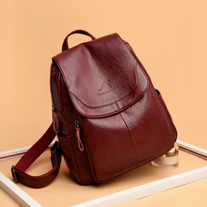 LuxeVégan - Sac à dos femme élégant en cuir végan - Rynova