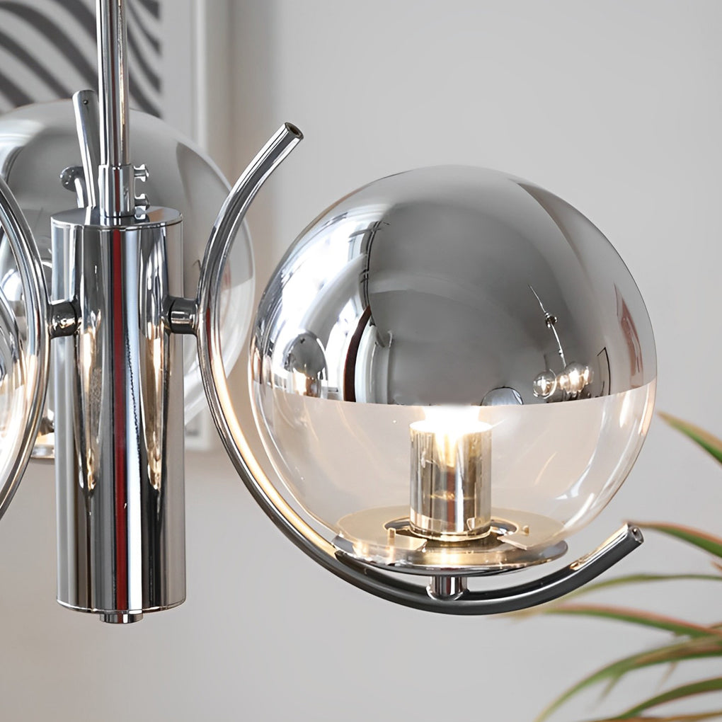LumiScandi – Lustre scandinave en verre et fer électroplaqué - Rynova