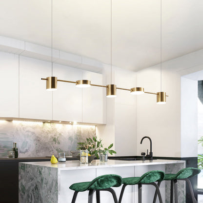LumiDrum - Suspension en Aluminium Moderne pour Cuisine et Salon - Rynova
