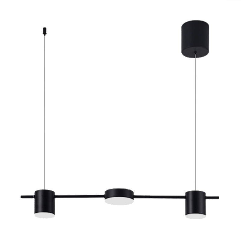 LumiModern – Suspension en aluminium noir/or à 3 ou 5 lumières - Rynova