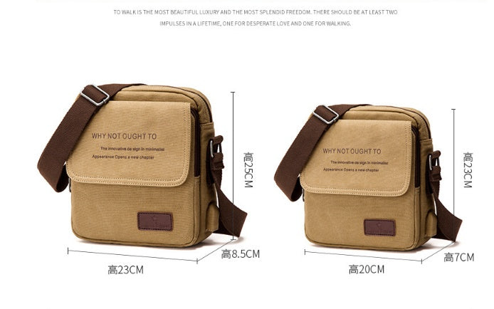 Bagart - Sac à bandoulière en toile avec plusieurs coloris et tailles - Rynova