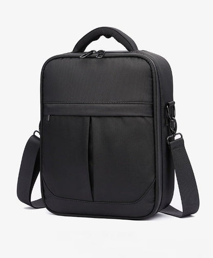 Saccoo - Sac messager pour homme en tissu Oxford noir de qualité - Rynova