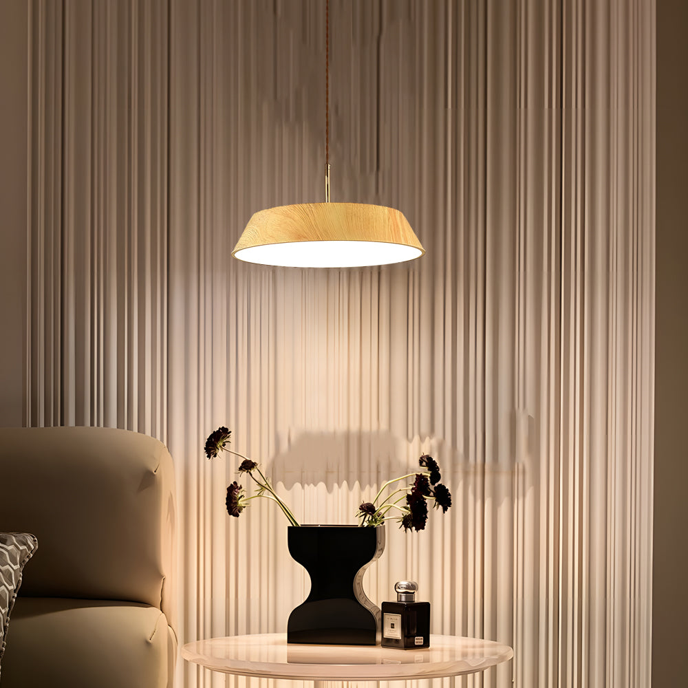 HarmonieLumi – Suspension LED en Bois Style Japonais - Rynova