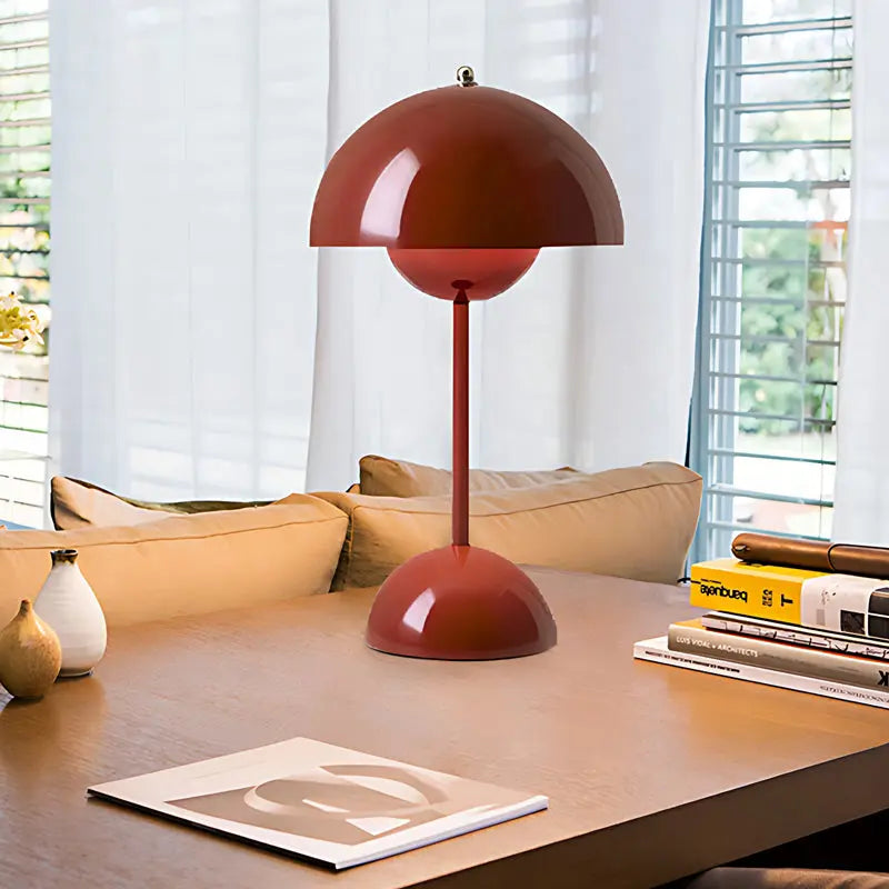 LumiFleur - Lampe de Table Rechargeable en Pot de Fleurs avec Variateur Tactile - Rynova