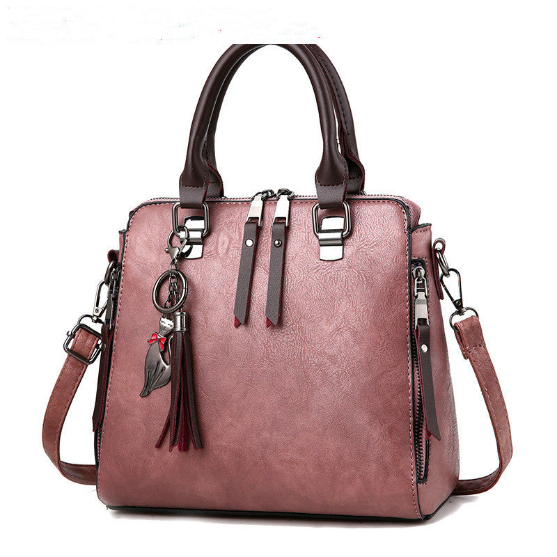 Luxe Chic - Sac à main en cuir souple pour femmes, grand modèle - Rynova