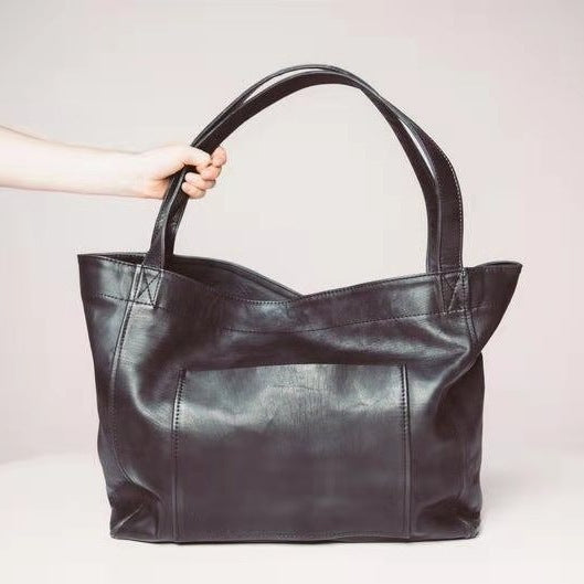 Lunaria - Sac à provisions en PU pour femmes, grand modèle rétro - Rynova