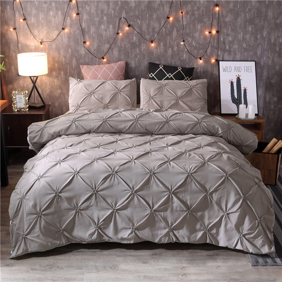 DouxLit – Parure de Lit en Coton avec Taies d'Oreiller - Rynova