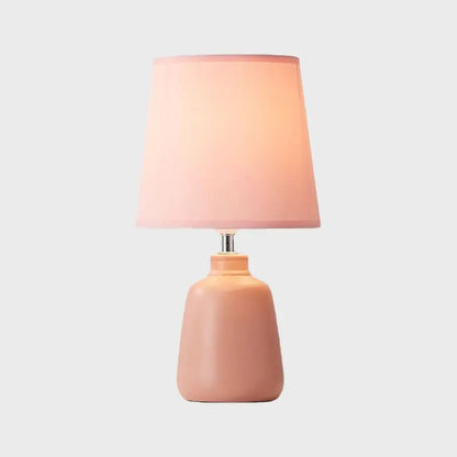 LumiNord - Lampe de Chevet Nordic Tissée avec Base en Céramique - Rynova
