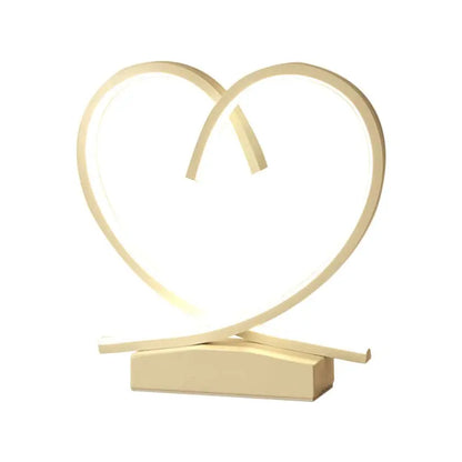 HeartWood - Table de Nuit en Bois avec Cœur Sculpté - Rynova