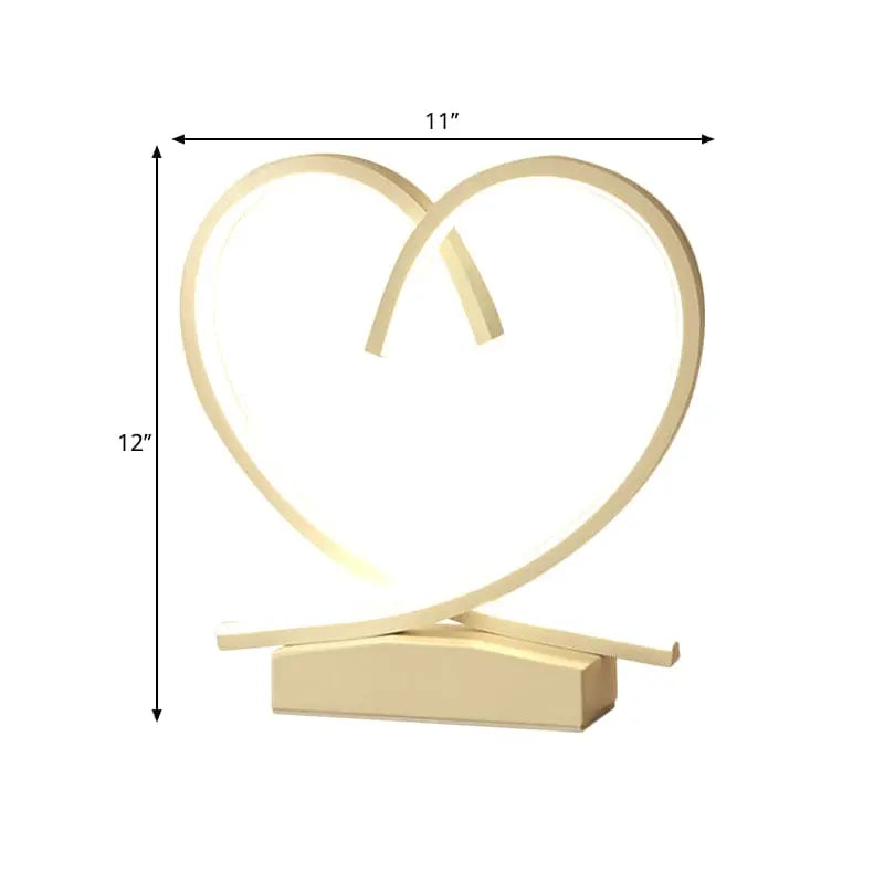 HeartWood - Table de Nuit en Bois avec Cœur Sculpté - Rynova