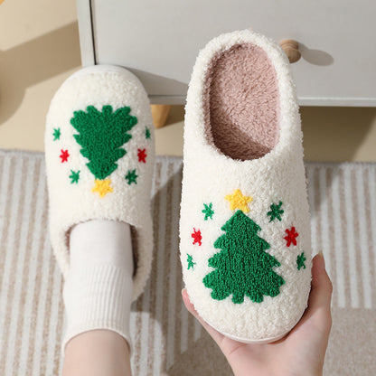 Chaleur Douillette - Chaussons en coton mignons de Noël pour couples - Rynova